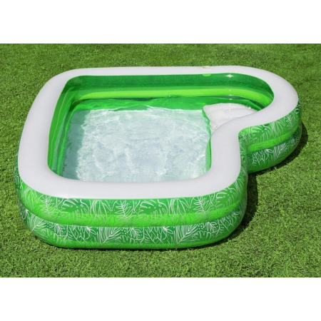 Basen dmuchany Bestway 54336 231x231cm 282 l fotel